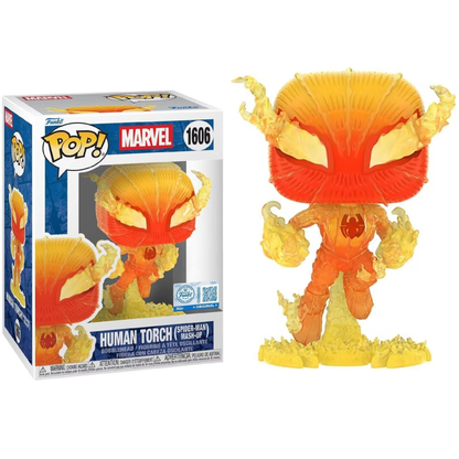 Funko Pop ! Marvel - Human Torch (1606) Spiderman Mash-Up - Vinyl Figure 9Cm