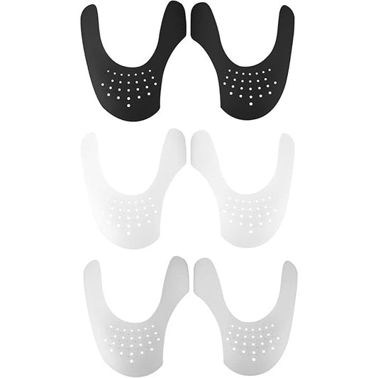 3 Paia Scudi per Scarpe Anti Piega Rughe Protezione Sneaker Shield Uomo e Donna