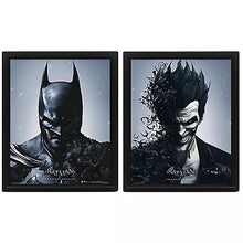 DC Comics - Poster 3D con Cornice (Batman Joker) Lenticular - Batman Arkham Origins
