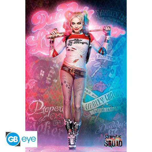 ABYSTYLE MAXI POSTER DC COMICS: "HARLEY QUINN SUICIDE SQUAD" (GB EYE) 91,5x61cm