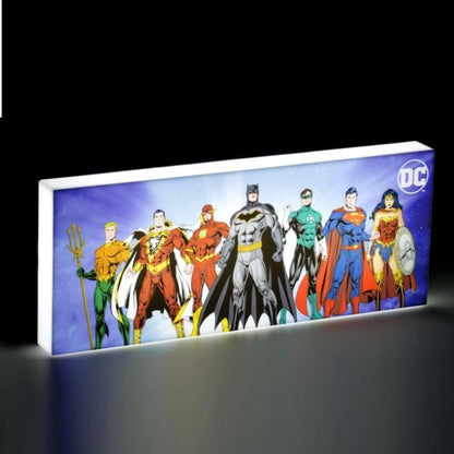 Paladone Lampada Ufficiale Dc Comics Heroes Personaggi Light Pulsing 30Cm Led