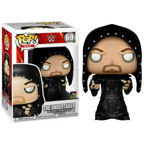Funko Pop ! Wwe Wrestling - Undertaker Hooded (69) Vinyl Figure 9Cm Wrestler