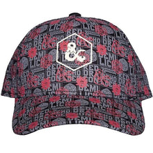 Difuzed - Dungeons & Dragons Logo Ufficiale D&D Strapback - Berretto Cappello con Visiera Curva Stile Baseball Cap Nero