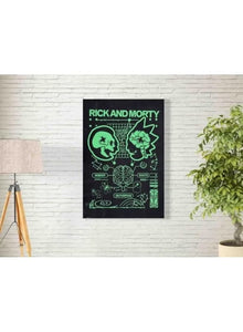 Maxi Poster Rick and Morty Nobody Exist on Purpose 91x61 cm Incorniciabile A Parete
