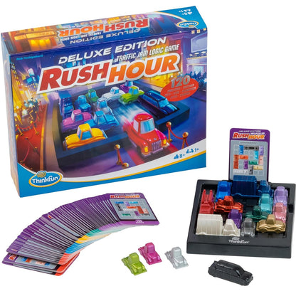 ThinkFun - Gioco da Tavolo Rush Hour Deluxe Edition - 8+ Anni