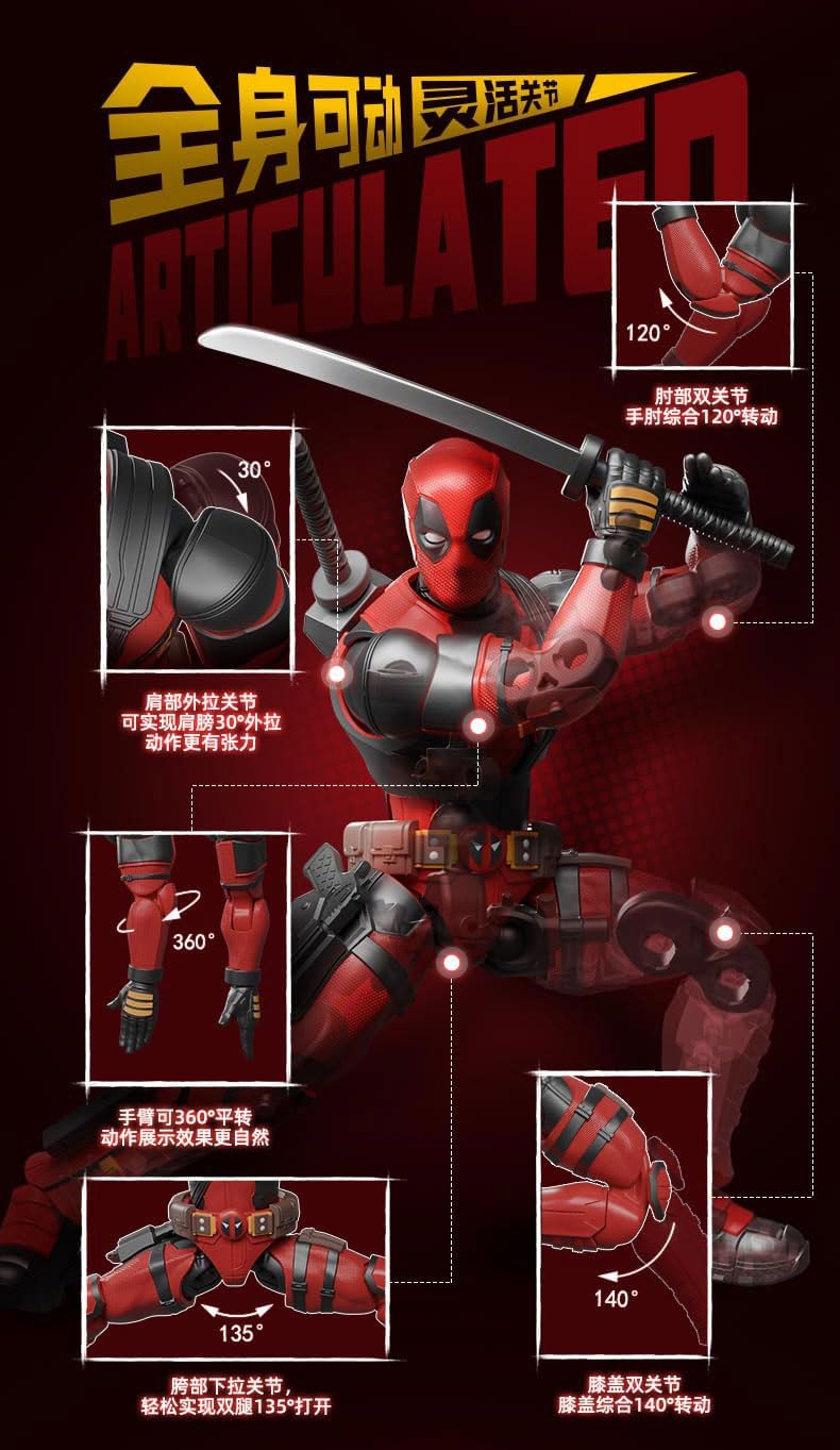 Blokees - Marvel Deadpool & Wolverine Model Kit - Champion Class 04 (Deadpool) Action Figure 81116