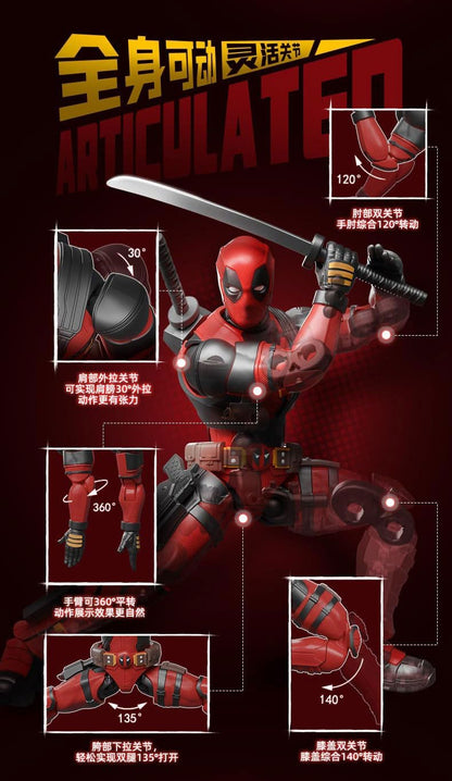 Blokees - Marvel Deadpool & Wolverine Model Kit - Champion Class 04 (Deadpool) Action Figure 81116