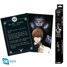 Abystyle (Death Note) Set 2 Chibi Poster: "Light E Death Note" (52x38) Gb Eye