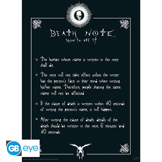 Abystyle (Death Note) Set 2 Chibi Poster: "Light E Death Note" (52x38) Gb Eye