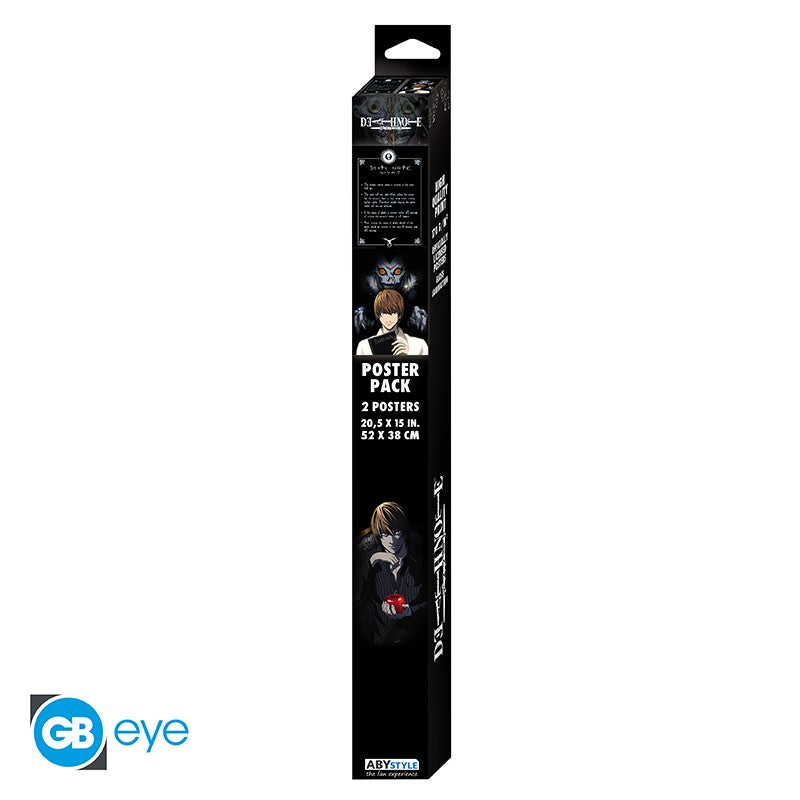 Abystyle (Death Note) Set 2 Chibi Poster: "Light E Death Note" (52x38) Gb Eye