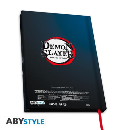 DEMON SLAYER Taccuino A5 ABYstyle COLLEZIONE NOTEBOOK UFFICIALE 21.7cm x 15.5cm