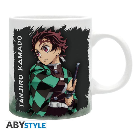 ABYSTYLE TAZZA DEMON SLAYER: "TANJIRO" MUG BICCHIERE CAFFÈ CERAMICA MANICO 320ML