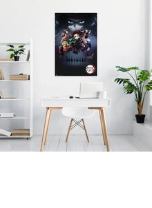 Maxi Poster Anime: (Demon Slayer - Kimetsu No Yaiba) Manga a Parete Incorniciabile da Cameretta Fumetti Manga 91x61 cm