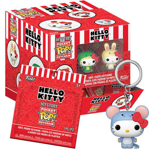 Funko Pop ! Keychain: Hello Kitty (Animals) Portachiavi a Sorpresa da Collezione