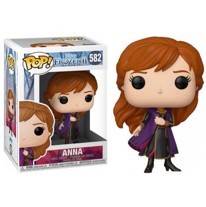 Funko Pop ! Disney Frozen Ii - (582) Anna Vinyl Figure Frozen 2 Movie (Elsa) 9Cm