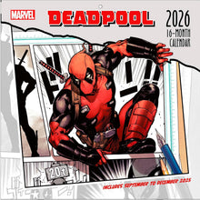 Calendario 2026 (Marvel Deadpool) da Muro/Parete 30X30 con Gadget + Poster da Parete in Regalo - Licenza ufficiale