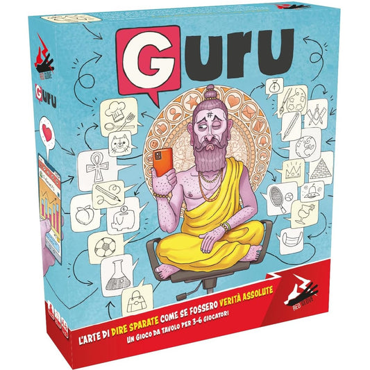 Red Glove Guru – Party Game Gioco da Tavolo 3-6 Giocatori 10+ Anni