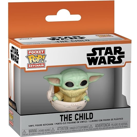 Funko Pop ! Keychain Pocket Star Wars The Mandolarian - (The Child) Portachiavi
