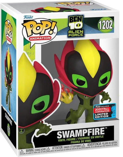Funko Pop  ! Animation Ben 10 Alien Force (1202) - Swampfire Limited Edition 9Cm