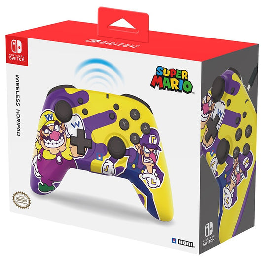 Hori Wireless Super Mario (Wario e Waluigi) Nintendo Switch Horipad Controller