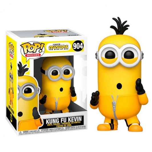 Funko Pop ! Minions 2 - (904) Kung-Fu Kevin Figure Vinyl 9Cm Minion Nuovo