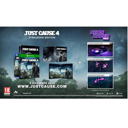 Just Cause 4 Steelbook Edition Xbox One - Gioco Eu Italiano Xbox One