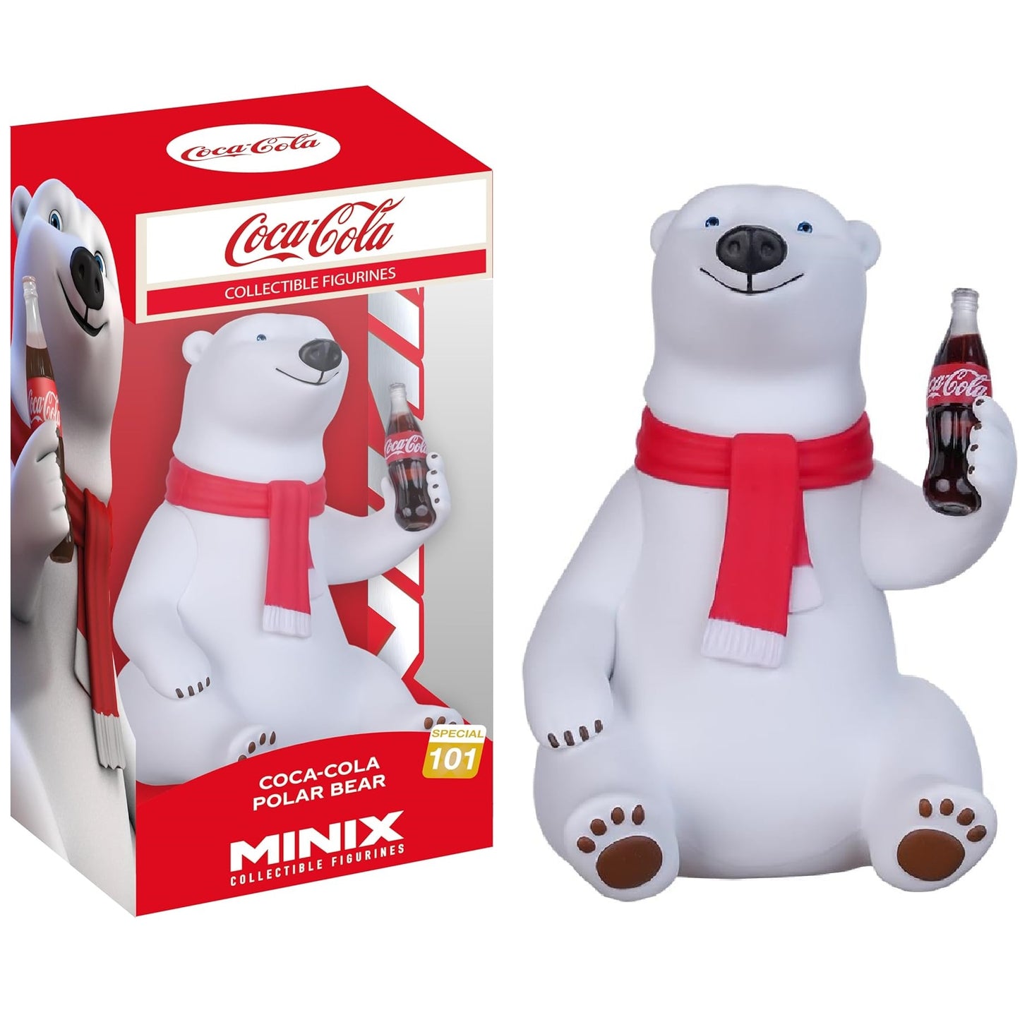 Minix - Coca Cola Orso Polare - (101) Polar Bear Figure Statuetta 12cm