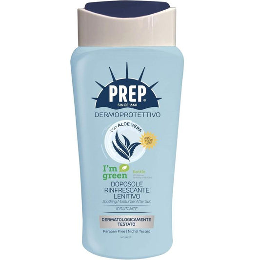 Prep - Crema Solare Doposole Viso Corpo Idratante Lenitiva Con Aloe Vera 400Ml