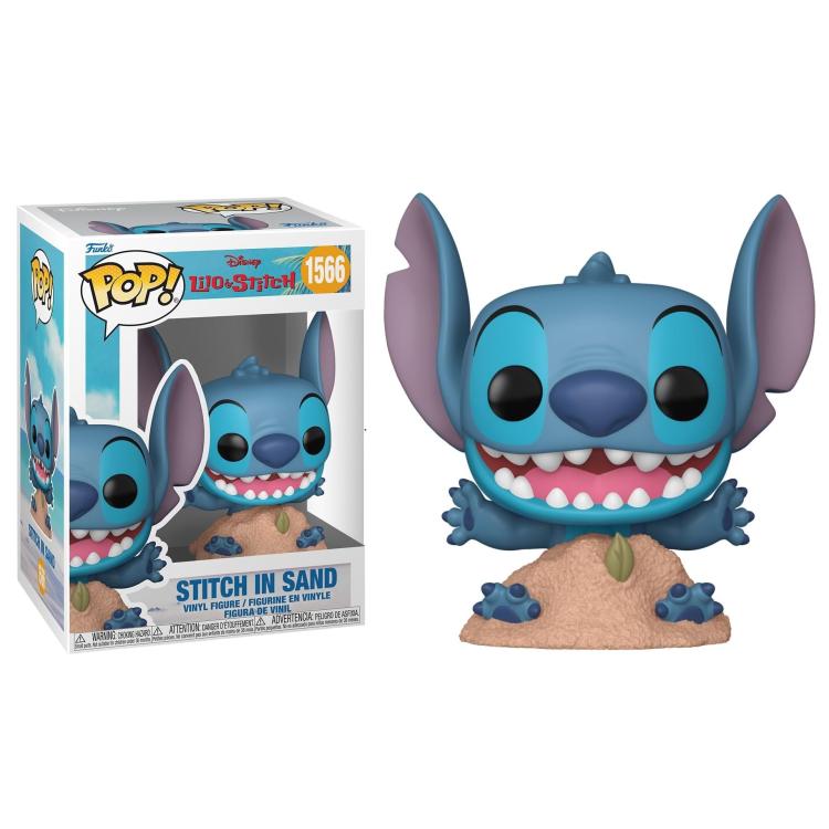 Funko Pop ! Disney Lilo & Stitch - (1566) Stitch In Sand Sabbia Vinyl Figure 9Cm