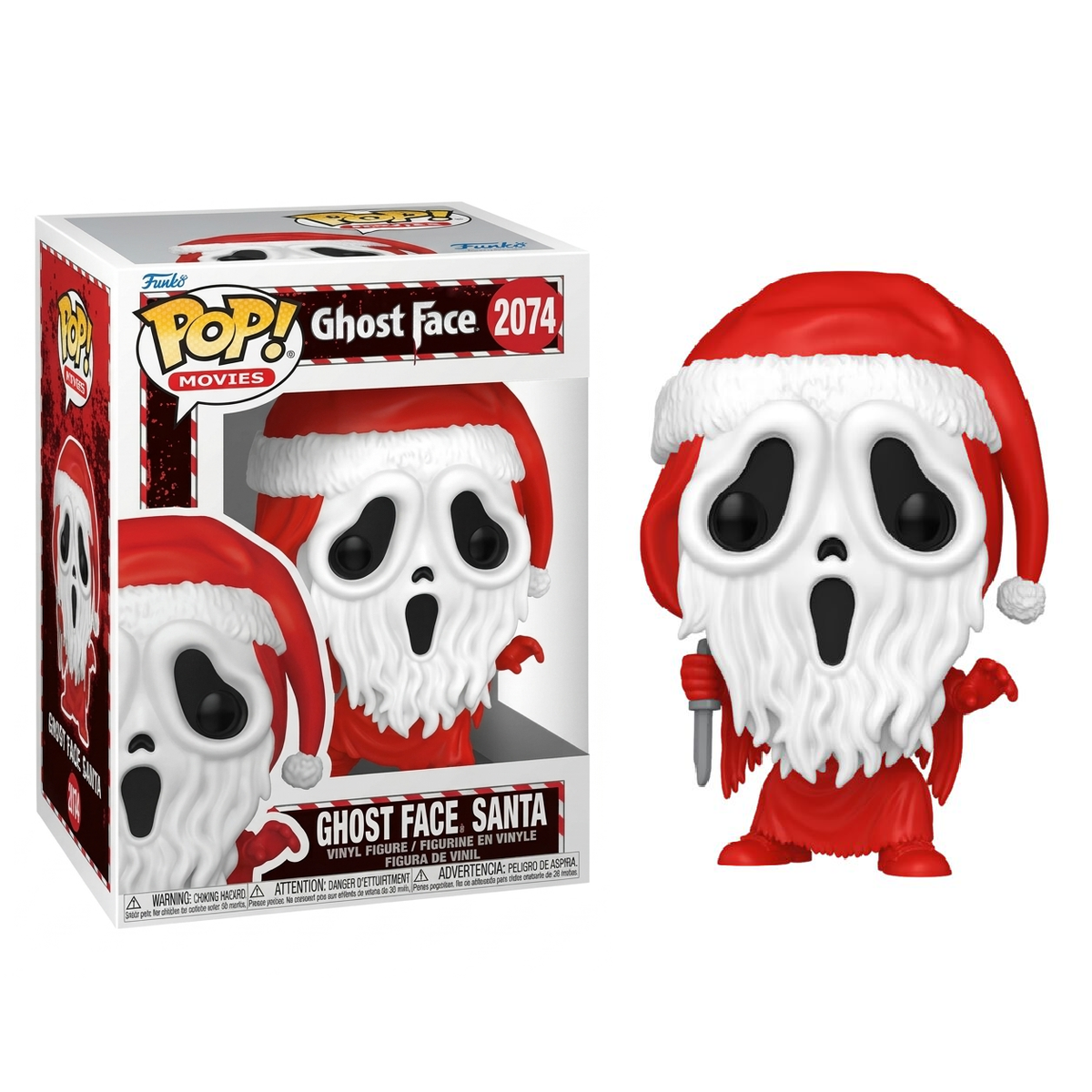 Funko Pop! Ghost Face (2074) Ghost Face Santa - Vinyl Figure 9cm