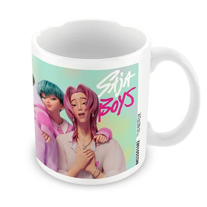 Tazza KPop Demon Hunters Saja Boys in Ceramica Con Manico da caffè Mug 325ml