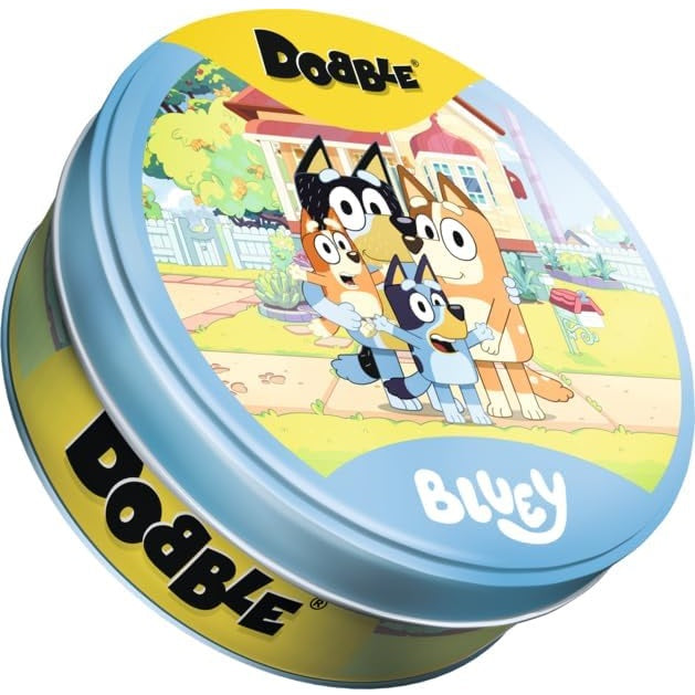Asmodee - Dobble Bluey Gioco di Carte Rapido e Divertente da 2 a 8 Giocatori