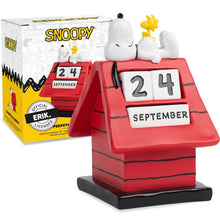 Peanuts Snoopy Doghouse  Calendario 3D Perpetuo in Resina Da Tavolo