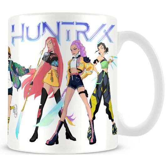 Tazza KPop Demon Hunters Huntrix in Ceramica Con Manico da caffè Mug 325ml