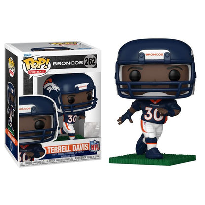 Funko Pop ! Football Nfl Broncos (262) - Terrel Davis Vinyl Figure Statuetta 9Cm