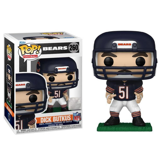 Funko Pop Football Nfl Bears (260) Dick Butkus - Vinyl Figure Statuetta 9Cm