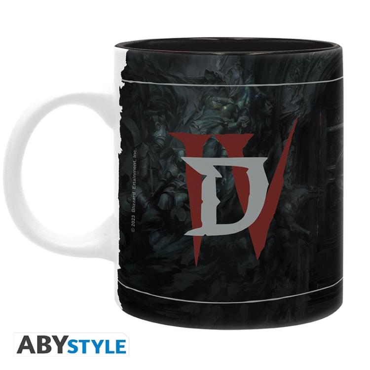 ABYSTYLE TAZZA: "DIABLO IV" MUG BICCHIERE PER TÈ CAFFÈ CERAMICA CON MANICO 320ML