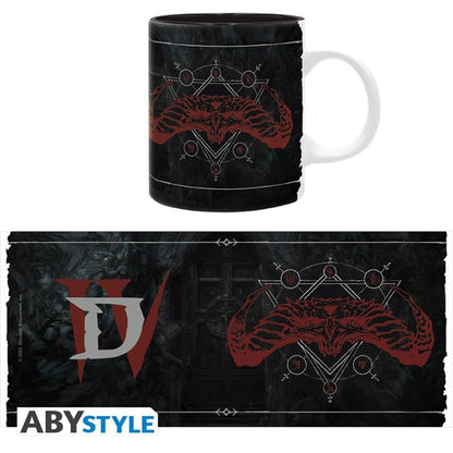 ABYSTYLE TAZZA: "DIABLO IV" MUG BICCHIERE PER TÈ CAFFÈ CERAMICA CON MANICO 320ML