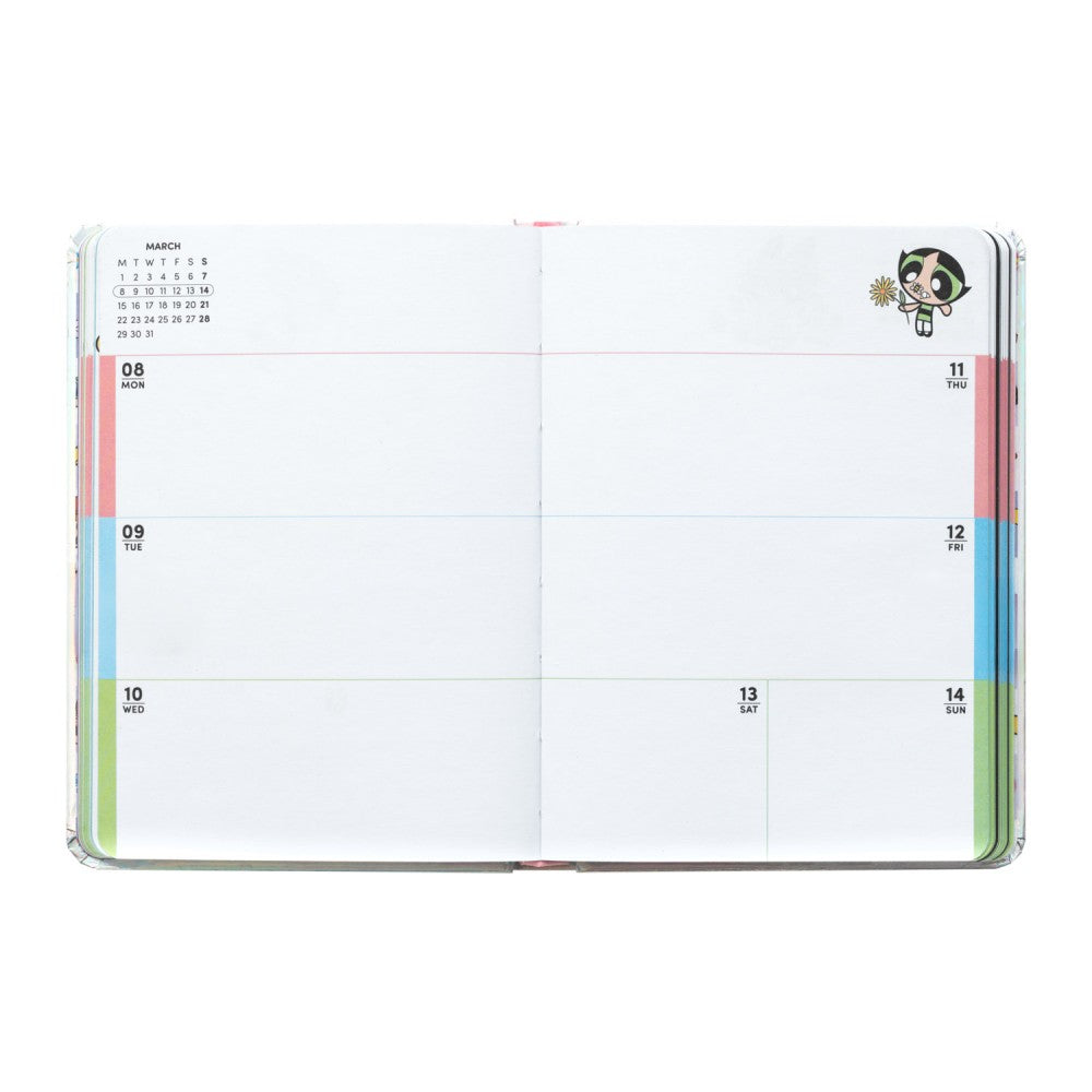 Le Superchicche - Diario Scolastico Scuola 2026 2027 Università/Superiore - Agenda Settimanale A6 17 Mesi Weekly Planner con Copertina Rigida, Stickers e Tasca Interna hardcover