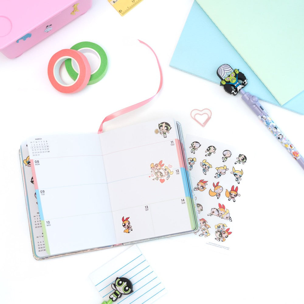 Le Superchicche - Diario Scolastico Scuola 2026 2027 Università/Superiore - Agenda Settimanale A6 17 Mesi Weekly Planner con Copertina Rigida, Stickers e Tasca Interna hardcover