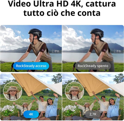 DJI Neo Combo Fly More, Mini Drone con Fotocamera UHD 4K per adulti, 135g drone che vola da solo e ti segue, decollo dalla mano, tracciamento del soggetto, QuickShot, con RC-N3 e 3 Batterie
