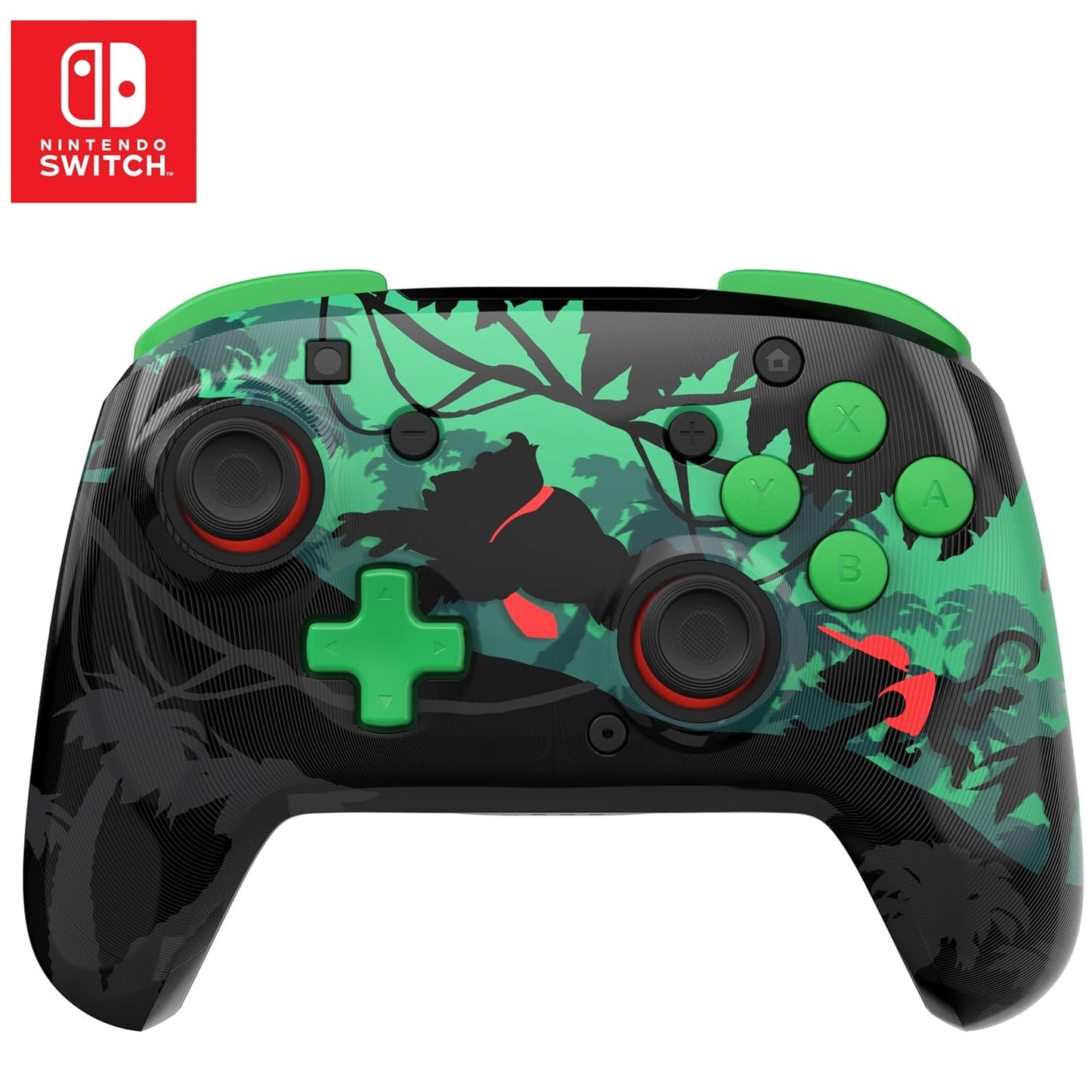Turtle Beach Rematch Donkey Kong Design lenticolare Controller da gaming wireless per Nintendo Switch. Funziona anche con Nintendo Switch 2 - Pulsante C non disponibile.