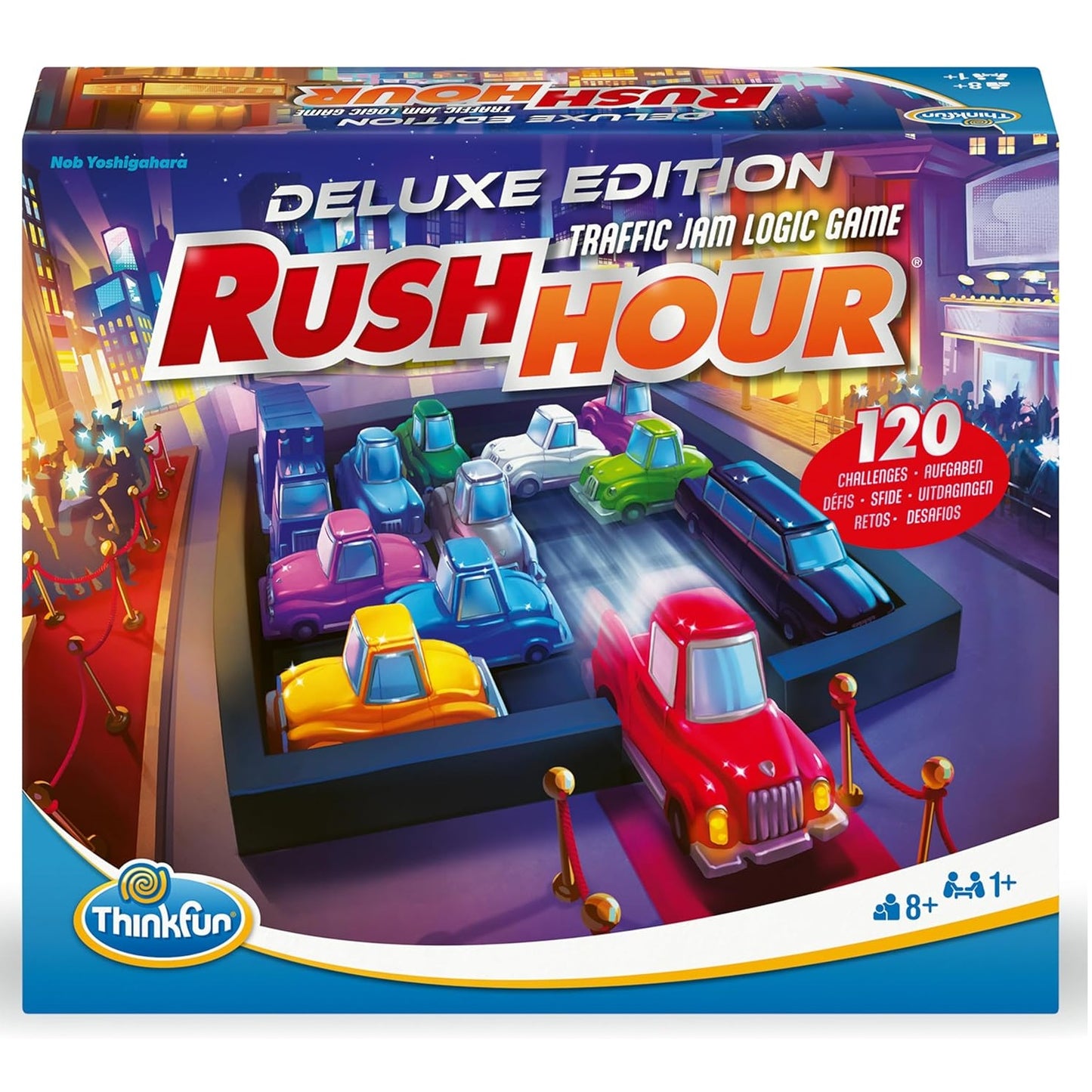 ThinkFun - Gioco da Tavolo Rush Hour Deluxe Edition - 8+ Anni