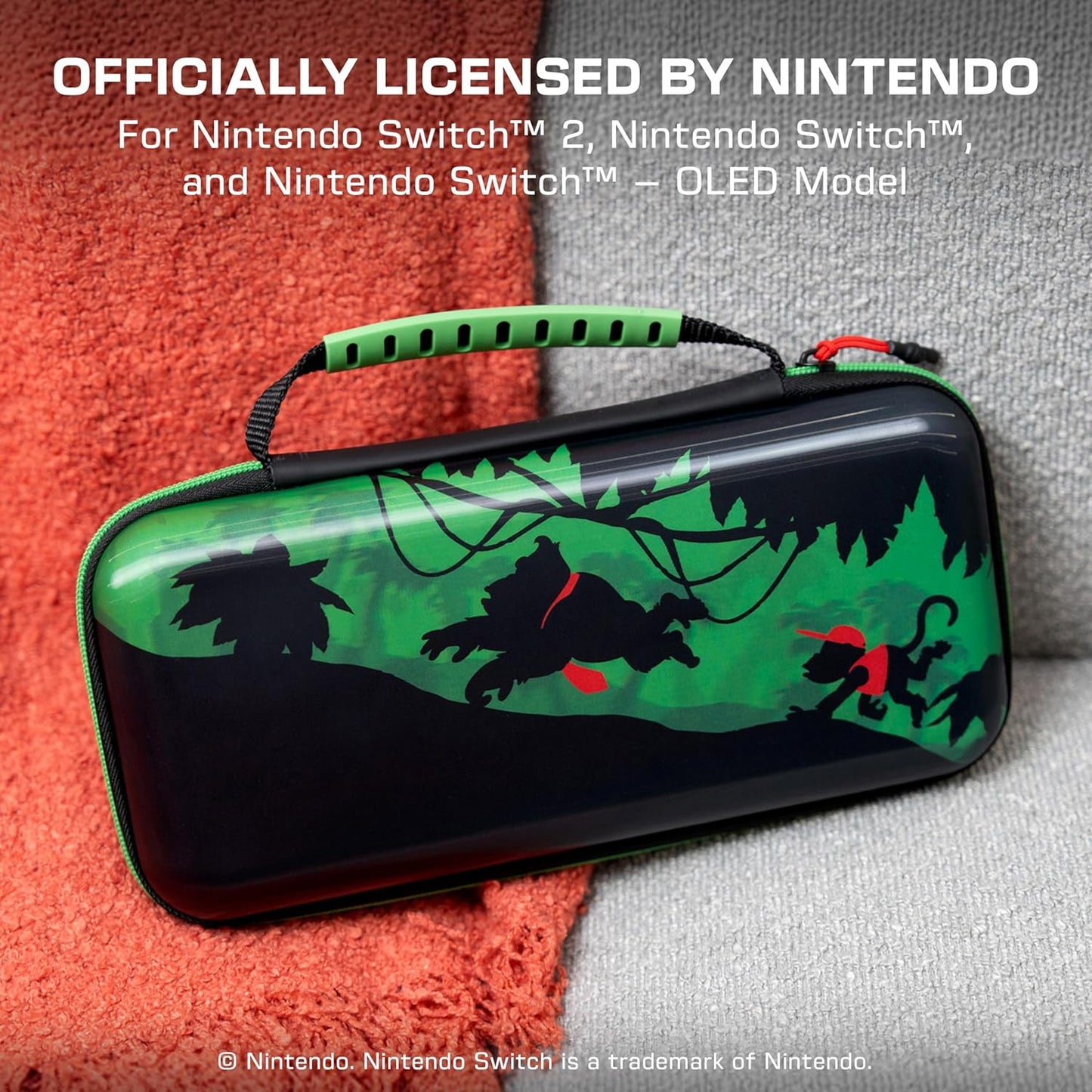 Turtle Beach - PlayTrek Travel Case (Donkey Kong) Custodia Ufficiale Protettiva da viaggio per Console Nintendo Switch 1 e 2 / OLED