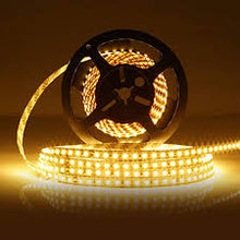 Striscia Led Smd 5050 5 Metri 12V Ip66 Adesiva Bobina Led Flessibile Giallo