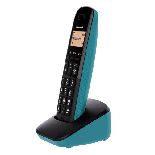 Panasonic Telefono Cordless Display Illuminato Portatile Kx-Tgb610Jtb Nero Blu