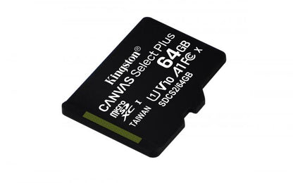 Kingston Micro Sd 64B + Adattatore Canvas Plus Sdcs2 32Gb Classe 10 100Mb/S