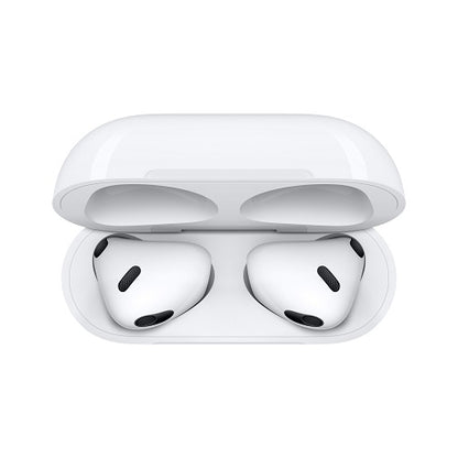 APPLE AURICOLARI AIRPODS 3 MME73ZM/A + CUSTODIA RICARICA WIRELESS IPHONE SPOTIFY