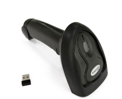 Tecno Pistola Laser Lettore Codice A Barre Barcode Scanner Wireless 2.4Ghz Usb