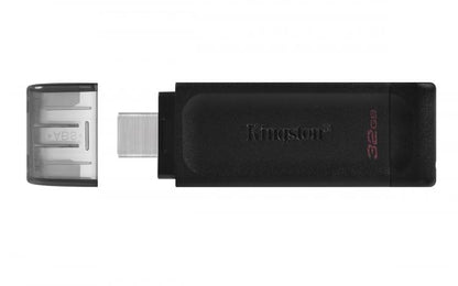 Kingston Pendrive Datatraveler 32Gb Usb 3.1 + Type C Dt70/32Gb Chiavetta Memoria